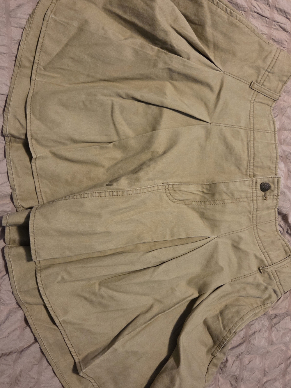Old Navy Khaki Elastic Waist Skirt